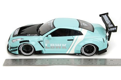 Jada Pink Slips Nissan GTR R35 1:18 Modelo Diecast miniatura 4