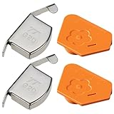 Wesoke Guía de Costura Magnética de 4 PIEZAS para Máquina de coser, Dobladillo de Guía de Costura Poligonal Preciso con Escala, Medidor de Costura Magnético Fuerte Multiusos del Pie de Costura Guía