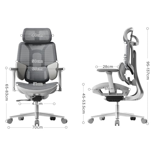 Chaise de bureau ergonomique assise prolongée confortable E3