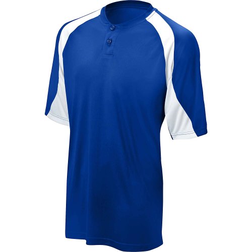 Mizuno G3 2 Button Color Block Jersey (Royal, X-Small)