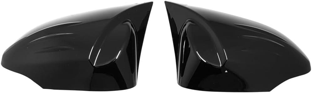 Glossy Black Exterior Side Mirror Cover Door Rear View Mirror Caps Trim Accessories for Toyota Corolla 2014-2018, Camry 2013-2017, CHR 2018-2022, Venza 2013-2015, Prius 2012-2018 (with Signal)