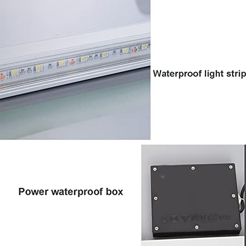 Miroir salle de bain rond LED tactile variable 80cm avec horloge