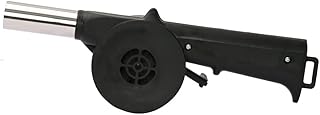 Mimo Style Soprador Para Churrasqueira Manual 24cm, Feito de Plástico e Metal de Alta Qualidade. Acelere o Progresso do Seu Churrasco e Economize Tempo. Prático, Durável e Resistente