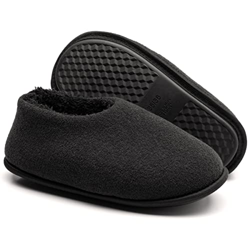 Pantufa Feminina e Masculina Com Sola Ante Derrapante (45/46, Preto)