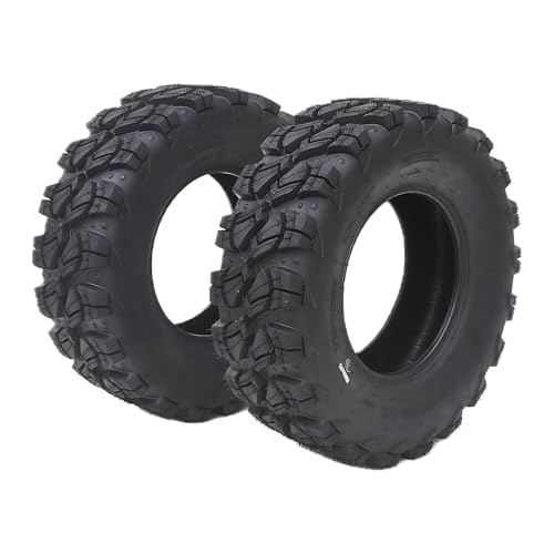 STMHOM Set of 2 ATV Tires AT25x8-12-6PR Tires, All Terrain ATV＆UTV Off-Road...