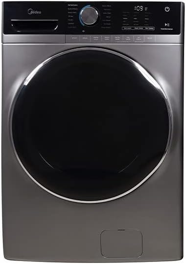 Davant view of Midea MF600W210WBSSA Washing Machine control panel