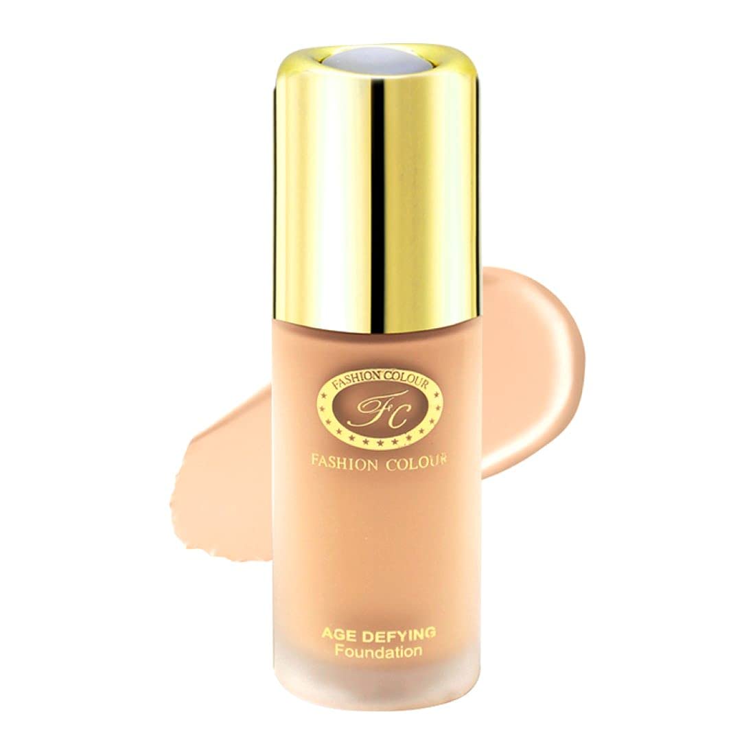 Fashion ColourAge Defying Foundation | Enriched with Vitamin E B5 | Medium Buildable Coverage with Natural Finish | Oil Free | Hydrating Foundation For Women | Pearl White