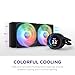 NZXT Kraken Elite 240 RGB - RL-KR24E-B1 - 240mm AIO CPU Liquid Cooler - Customizable 2.36
