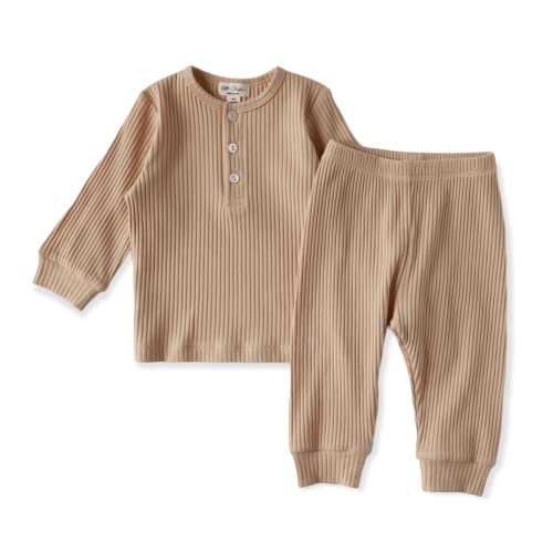 Image of Little Christian Baby Organic Cotton Rib Tee and Pant Set