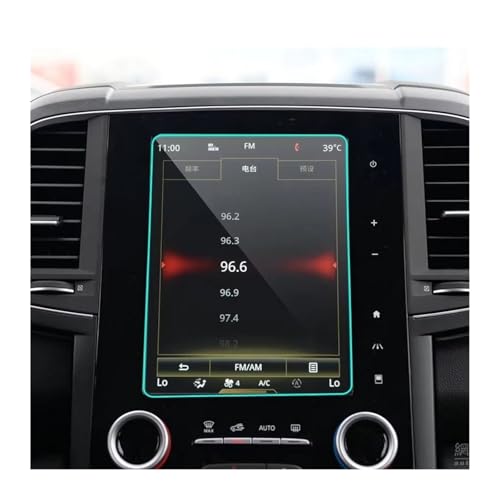Verre trempé de navigation GPS de voiture pour Koleos 2017 anti-rayures et oléophobe