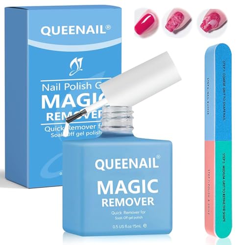 1 Piezas 15 ml Quitaesmalte De Gel Para UñAs,Quitaesmalte De Gel Rápido Y Fácil (Azul cielo)