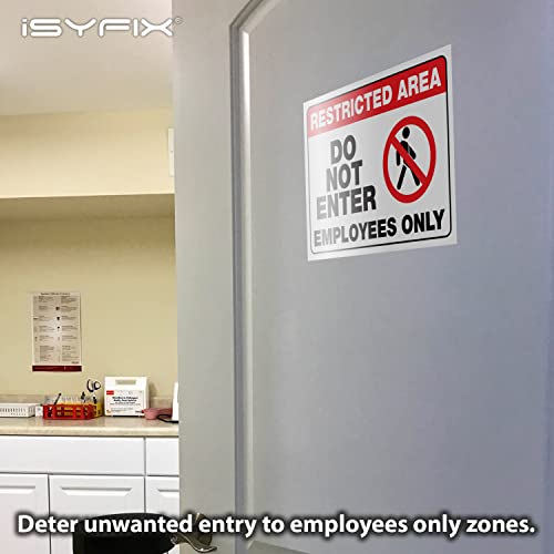 Stickers Restricted Area iSYFIX pour sécuriser les bureaux et commerces - 4