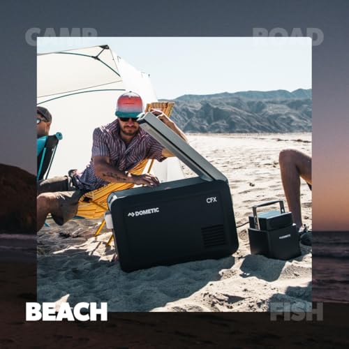 Dometic CFX3 35 Portable Refrigerator and Freezer - 36L - Powered by AC/DC or Solar Portable Refrigerator, Smokey Gray - Image 10