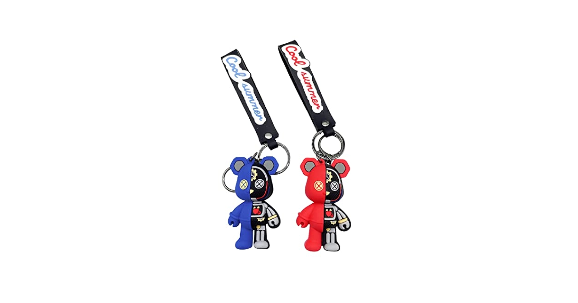 Amazon.co.jp: [Felimoa] ロボット クマ キーホルダー シリコン