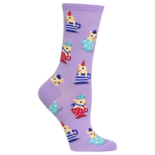 Image of Hot Sox Women's Novelty Geometric Pattern Crew