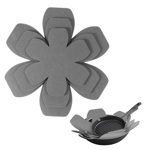 Tiesome 6 Protectores De Fieltro Para Sartenes, Protectores De Sartenes, Protección Contra Arañazos, 3 Tamaños Diferentes, Ajustables, Antideslizantes, Para Sartenes, Ollas, Cuencos, Protección Contra Tiesome 6 Protectores De Fieltro Para Sartenes, Protectores De Sartenes, Protección Contra Arañazos, 3 Tamaños Diferentes, Ajustables, Antideslizantes, Para Sartenes, Ollas, Cuencos, Protección Contra