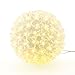 100er LED Lichterball Leuchtfarbe warm weiß Ø 15 cm Lichterkugel weißes Kabel Weihnachtsbeleuchtung Weihnachtsdeko Leuchtball Xmas