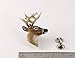 Pewter Very Large Whitetail Deer Pin, Side View, Hand Painted, MP007PR, 2.5 Inches, Handmade in the USA, Realistic, Buck, Metal, Hat Pin, Lapel, Brooch, Gift, Over 3100 Wildlife Designs