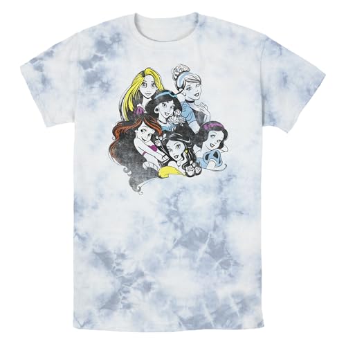 T-Shirt Homme Disney Princesse Chillin haut décontracté col rond