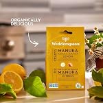 Wedderspoon Organic Manuka Honey Drops, Lemon & Bee Propolis, 20 Count (Pack of 1) | Genuine New Zealand Honey | Perfect Remedy For Dry Throats