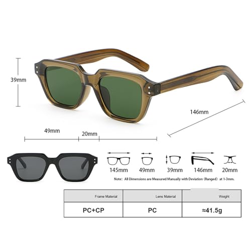 Unisex Frame Sunglasses For Men Acetate Ladies Sun Glasses Uv400 Women，L39813