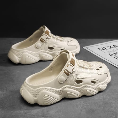 WANGSHUO Chaussons Hommes Femmes Été Sandales De Plage À Double Usage Et Pantoufles-black-40-41 – vue 5
