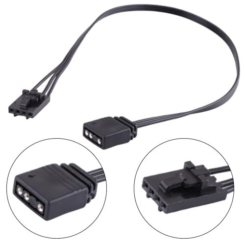 Adaptador ARGB 4 pines 5V con cable extensible 25cm miniatura 3