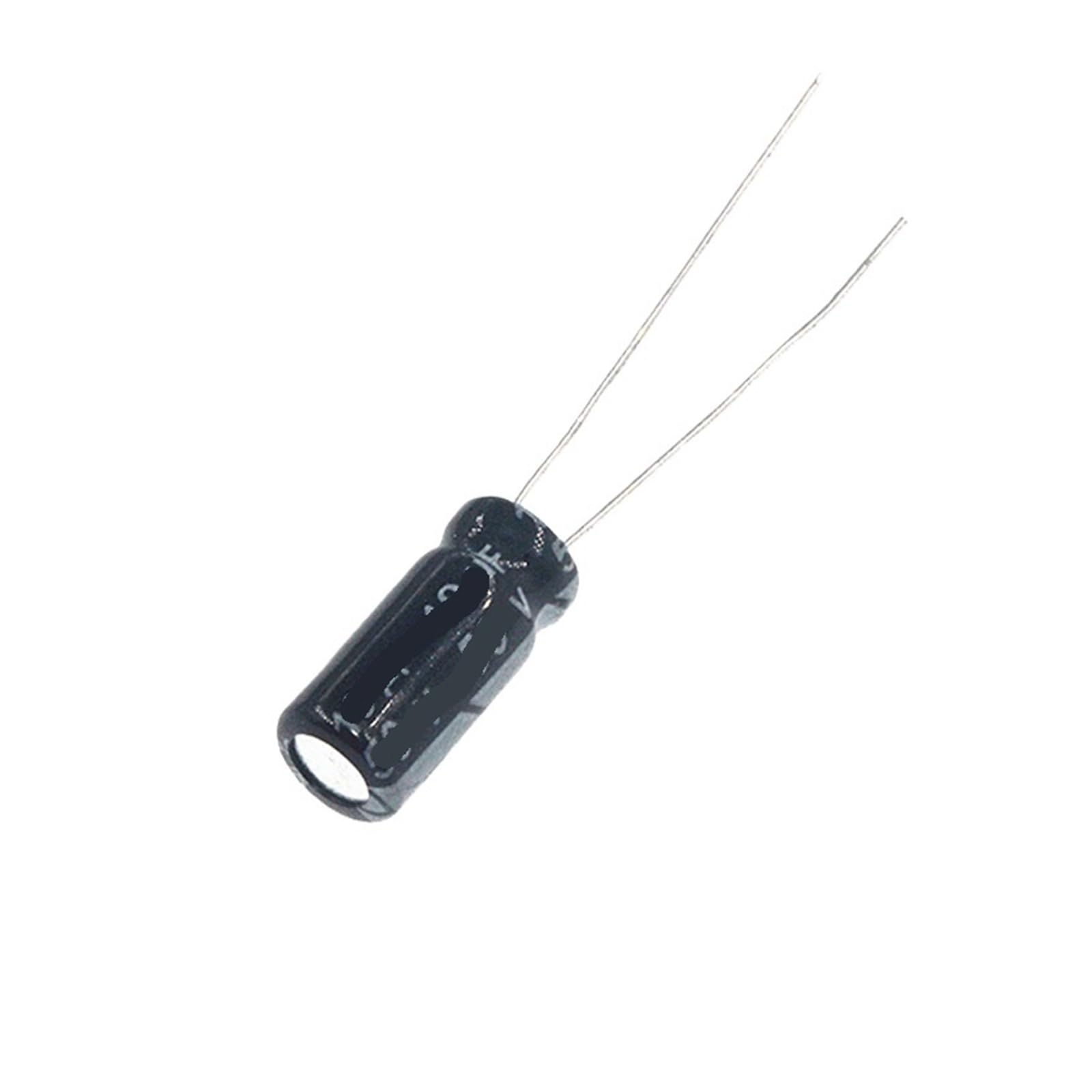 Condensateur aluminium 50v 10mfd haute température pour montages stables