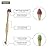 Pet Toothbrush for Dogs Cats & Small Pets, Pack of 2 Double Head Bamboo, Soft Teeth Cleaning Products, Organic Dental Care, Remove Plaque Off, Dog Breath Freshener, Eco Friendly Bamboo Dog Toothbrush