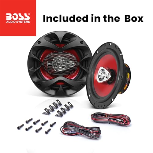 Image of Boss Audio Systems Ch6530 Chaos Series 6.5-Inch 3-Way Speaker - Black, Wired