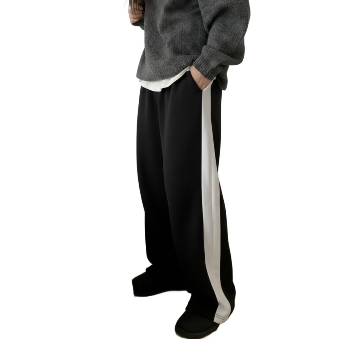 dockstreet Track Pant for Women || Baggy Fit || Track Pants || Full Elastic Jogger Track Pant ||-picture-49