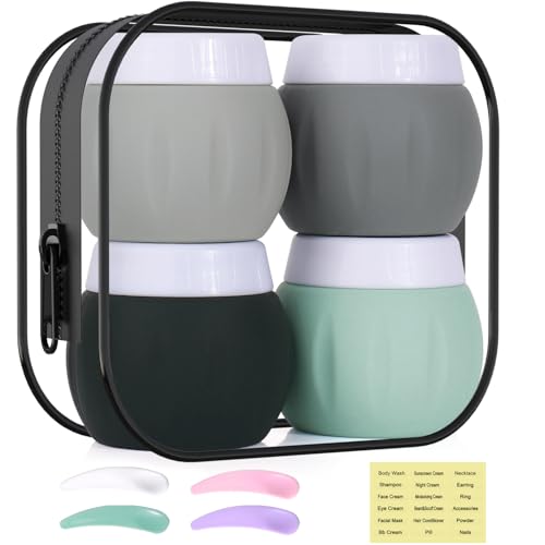 GLAMFIELDS TSA Approved Travel Containers (4 Pack)