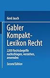 lexikon wirtschaftsgeschichte  Gabler Kompakt Lexikon Recht: 2200 Begriffe Nachschlagen - Verstehen - Anwenden