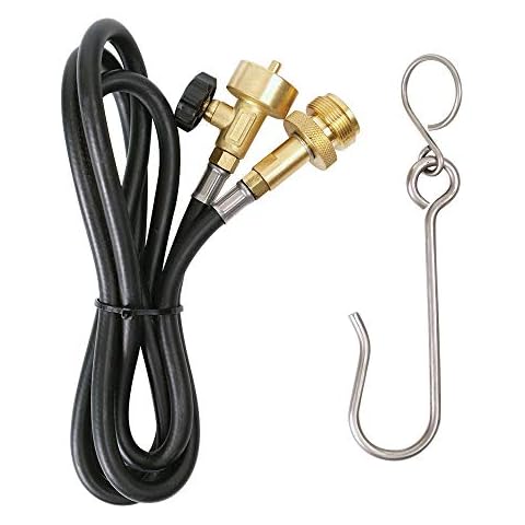 Mag-Torch® Extension Hose - 59" Standard CGA600 Connection Reinforced Extension Hose with Gas Flow Control and Convenient Belt Clip for Hard to Reach and Overhead Torch Use Cover