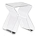 Poly and Bark Mag End Table, Clear