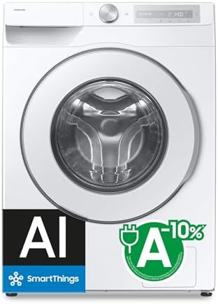 Samsung Washing Machine Front Load 9 kg Class A-10% WW90DG6U85HHU...