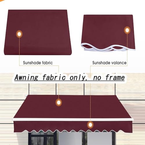 Toile de rechange rétractable anti-UV et résistante aux intempéries - 4