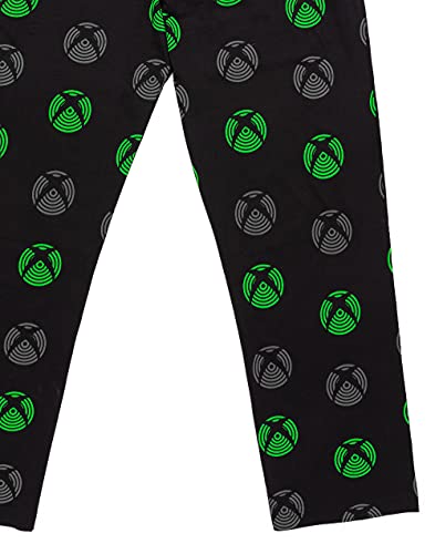 Xbox Lounge Pants Mens Black Game Console Pajamas Trouser Bottoms Pjs4