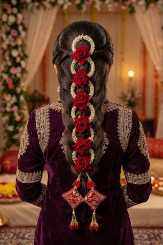 Paranda tradicional para mujer accesorio de pelo de boda KULIA 6