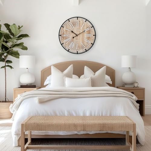 20-Inch Grand Farmhouse Wall Clock