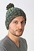 ASVP Shop Corkscrew Cable Knitted Bobble Hat Plain Mens Womens Beanie Warm Winter Pom Wooly Cap (Electric Grey) #3