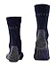 FALKE Women's TK2 Explore Cool Hiking Socks, Mid Calf, Medium Padding, Breathable Quick Dry, Cooling, Lyocell, Blue (Marine 6120), 8-9, 1 Pair