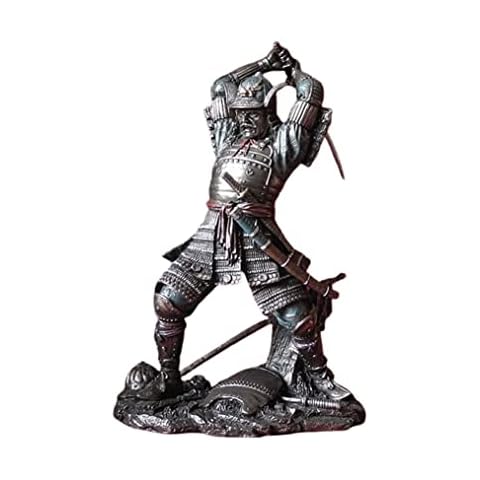 Bronzefigur, poliert, Samurai mit Schwert Cover