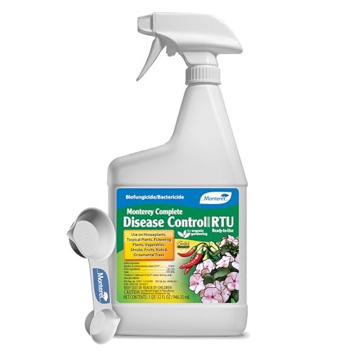 Monterey Complete Disease Control Spray Bundled with Garden Measure Spoon - Disease Control Fungicide - 32 oz RTU
