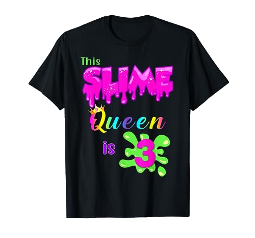 Funny Slime Party Matching Costume For Girls T-Shirt