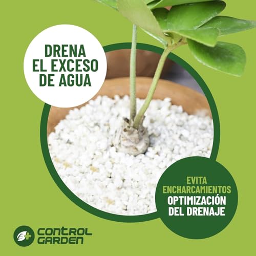 Miniatura 7 de Control Garden Pack Arlita 10l Perlita 10l Vermiculita 10l Sustrato Para Plantas Y Cultivos Interior Y Exterior Fabricado En España