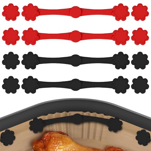 12 Stück Magnete für Airfryer Backpapier Silikon Magnete für Heißluftfritteuse Magnetische Silikons silikon für Heißluft...