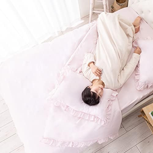 Amazon｜韓国インテリア ふとんセット 布団カバーセット ピンク 
