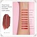 Flower Knows Strawberry Rococo Cloud Lip Cream,Long Lasting Rosy Terracotta Matte Lipstick,Hydrating Lip Stain,Transfer & Smudge Proof Velvet Liquid Lipstick for Girl&Women,0.12 Fl Oz(S07 Lychee Tea)