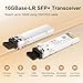 4Pack 10GBase-LR SFP+ Transceiver, 10G Sfp Single Mode Module Duplex LC for Cisco SFP-10G-LR, Ubiquiti UF-SM-10G, D-Link, Supermicro, Netgear and Other Open Switch with DDM, 1310nm, 10km